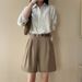 Women's High Waist Wide Leg Shorts - Summer Casual Loose Fit Stretchy Bermuda Shorts For Women, Lightweight & Breathable_ecoleips.com