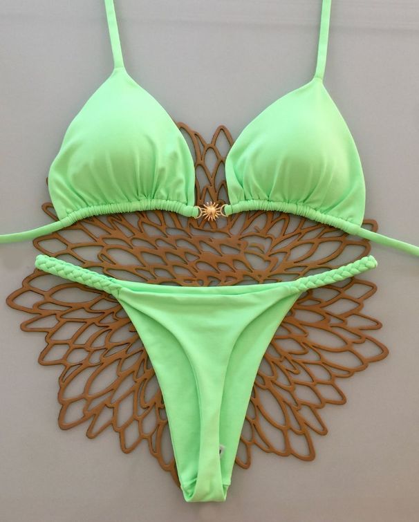 Cherry Star Leopard Dot Lace up Bikini Sexy Two Piece Swimsuit for Women European American Style Beach Vacation Clothing_ecoleips.com