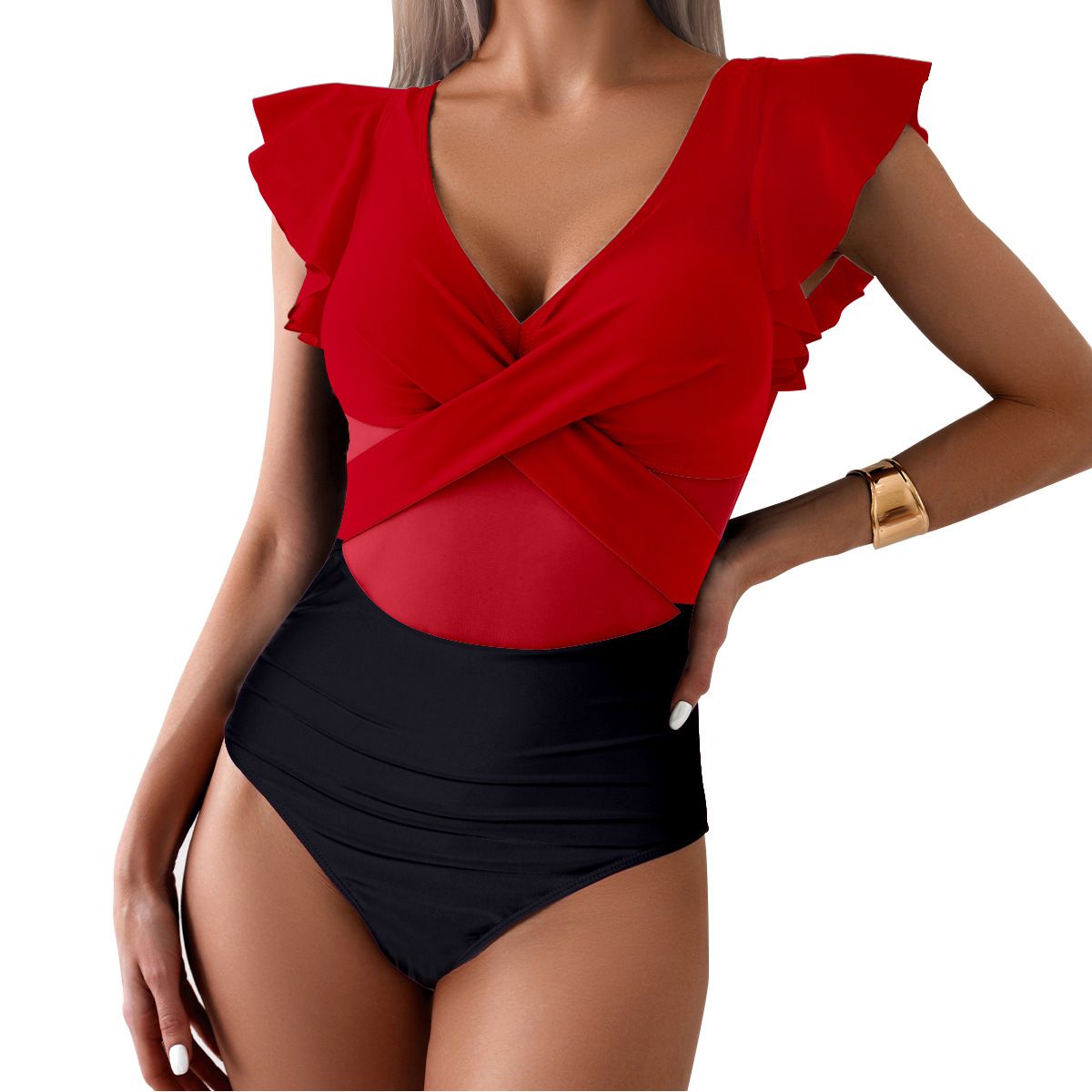 Women's Clothing Swimsuit Bikini Women Quick Dry Sports One piece Swimsuit _ecoleips.com