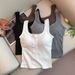 Women's Clothing Wire-Free Modal Camisole Backless Design Padded Women's Top Outerwear Base Layer Sexy Comfortable Fit_ecoleips.com