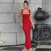 Women's Fashion 2025 Summer New Fashionable Elegant Slim Fit Square Neck Sleeveless Waist-Cinching Slimming Dress_ecoleips.com