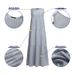 ZANZEA 2024 Stylish Women's Tiered Sundress Solid Summer Dress Casual Sleeveless Maxi Vestidos Female O Neck Robe Oversized_ecoleips.com
