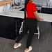 Women's Clothing Women's Fashion Set T-Shirt Trousers Ladies Short Sleeve For Formal & Casual For Women Fashion_ecoleips.com