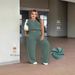 Women's Clothing Women's Breathable Casual Solid Color Top And Pants Set T-Shirt Style Clothing For Formal & Casual For Women_ecoleips.com