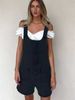 K European And American Overalls Slim Fit Fashionable Straight Tube One-piece Overalls Denim Shorts For Women_ecoleips.com