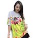 Women's Clothing Women's Round Neck Pullover Short Sleeved T Shirt Women's Summer 3d Printing Fashion Beaded Half Sleeved Top_ecoleips.com