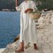 Women's Linen Blend Shirt Dress – Oversized Long Sleeve Button-Down Tunic (S-5XL, White/Pink/Black/Brown/Navy)_ecoleips.com
