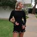 Talenza Knitted Contrast Slim Fit Mini Dress Women's Autumn New Knitted Sweater Dress Fashionable Long Sleeve Knitted Mini Dress_ecoleips.com