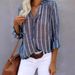 Women's Clothing Fashion Printed Striped Shirt For Women Same Day Delivery Simple Wish_ecoleips.com