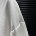Elegant Stand Collar Long Sleeve Blouse For Women With Pearl Accents, Ruffle Details And Frill Trim, Loose Fit Chiffon Shirt_ecoleips.com