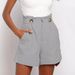 Women's Clothing Summer Solid Color High Waist Ruffle Loose Straight Pants_ecoleips.com