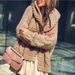 Fashion Trend Women's Top Solid Color Coarse Knitted Hooded Cardigan Sweater Jacket_ecoleips.com
