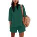Women's Stretch Denim Shorts & Sleeveless Top Set – Breathable Summer Lounge Outfit (12 Colors, S-XXXL)_ecoleips.com
