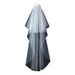 Double-Layer Ethereal Wedding Veil – Vintage-Inspired Cathedral Bridal Headpiece For Boho Ceremonies & Photo Shoots (Soft White, Delicate Tulle)_ecoleips.com
