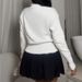 Women’s Cropped Knit Cardigan – Round Neck Long-Sleeve Open Front Sweater (S-XL, Ribbed Trim, Lightweight Layering Staple, Streetwear Chic)_ecoleips.com