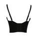Women's Clothing Sexy With Chest Pads Backless Lace Embroidery Diamond Wrapped Chest Fishbone Bra Small Vest_ecoleips.com