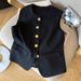 Women's Light Luxury Style Vest Spring 2025 Shoulder Length Fashionable Design High End Outerwear_ecoleips.com