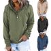 Women's Clothing site long sleeved loose casual hooded drawstring pocket sweatshirt_ecoleips.com