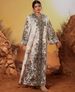 Elegant Middle Eastern Inspired Maxi Dress With Embroidery & Crystal Accents – A-Line Long Sleeve Evening Gown For Parties & Special Occasions_ecoleips.com