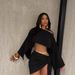 A740 Women's Breathable Off-Shoulder Top And Asymmetrical Skirt Set Elegant Sexy Beach Vacation Style Tie Waist Bodycon_ecoleips.com
