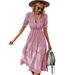 Women's Clothing Independently Developed And Designed Fashion Women's Dress Summer Striped Dress Temperament Style_ecoleips.com