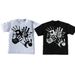 Women's Retro American Style Short T-Shirt Vintage Punk Trendy High Street Y2k Print Design Dark Top For Spring/Autumn Summer_ecoleips.com