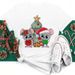 European And American Cross-border Foreign Trade Women's Clothing Christmas Merry Round Neck Printed Ladies Short Sleeve_ecoleips.com