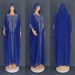 New Cross-border Women's Clothing, Middle Eastern Ethnic Style, Beaded, Plus-size, Loose-fitting, Slimming Long Gown_ecoleips.com