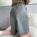 High-Waisted PU Leather Shorts For Women - Wide Leg Straight Cropped Pants With Pockets (Black, Gray, S-3XL) | Stylish & Comfortable Boot Pants_ecoleips.com