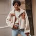 Women's PU Leather & Fleece Zip Jacket – Winter Short Coat With Stand Collar (S-XXL) | Stylish & Warm_ecoleips.com