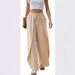 Women's Clothing New Elastic Waist Drawstring Wide Leg Loose Casual Fashion Pocket Trousers Women's Clothing_ecoleips.com