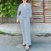 Modest Set / Outfit / Two Piece Women's Casual Two-Piece Set Long Sleeve Tops & Pants Outfit Comfortable Work Office OL Sporty Lounge Wear_ecoleips.com