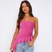 Y2K Clothing Slim-fit Hot Girl Bm Top, European And American High-end Style, Irregular Tassel Sexy Tube Top For Summer_ecoleips.com