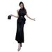 French Style High-End Fashion 2025 Summer New Halter Neck Vest Top Elegant Half Skirt Two-Piece Set For Women_ecoleips.com