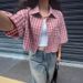 Women's Casual Short Sleeve Top – Lightweight & Breathable Summer Blouse, Red/Black/Blue/Khaki, Sizes S-XXL_ecoleips.com