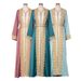 Verve Women's Fashion Beaded Long Robe Two-Piece Set New Party Evening Muslim Dress_ecoleips.com