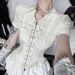 Women's Slim Fit Punk Shirt XS26075 Base Layer Top Versatile Street Style Subculture New Arrival_ecoleips.com