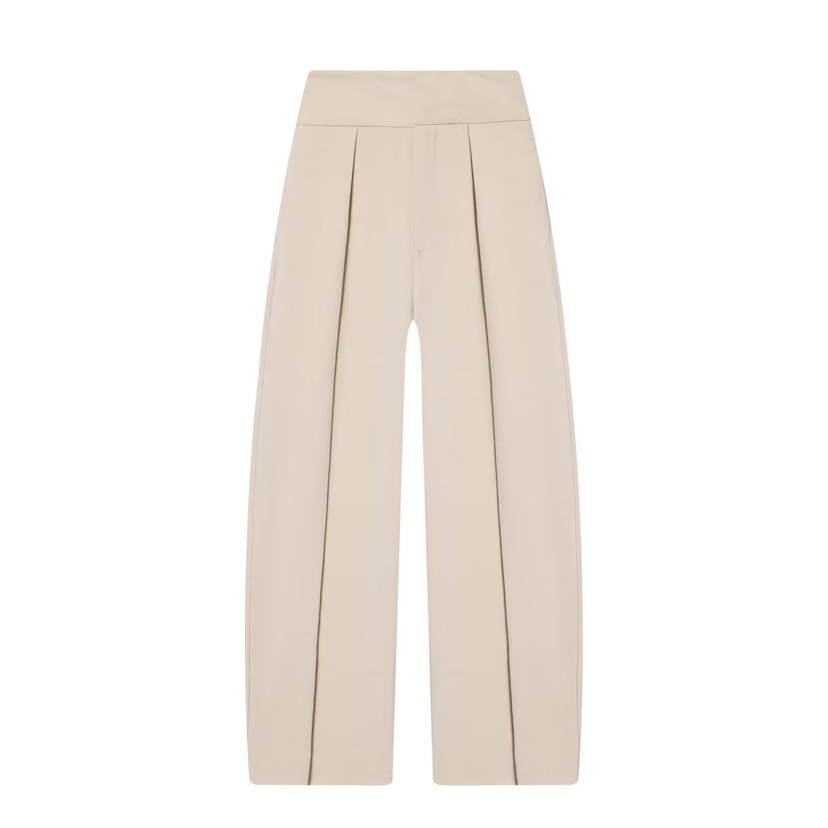 Women's Clothing Women's Balloon Pleated Casual Pants Style Spring High-Waisted A-Line Ruffle Elegant Spring_ecoleips.com