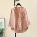 Women's Clothing Autumn And Winter New Corduroy Long Sleeved Shirt Women's Fashion Casual Loose Version Of The Long Cardigan Shirt Women_ecoleips.com