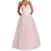 Summer Strapless Slim Fit Women's Dress Waist Cinching Sexy Solid Color Sleeveless Mesh A-Line European And American Cross Border Wholesale Clothing_ecoleips.com