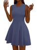 Women's Clothing Elegant A Line Sleeveless Tank Cocktail Party Dress_ecoleips.com