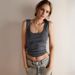 Cross-border Euroean And American 2024 Sring/Summer New Women's Fashion Slim-Fit Sleeveless Pure Desire Ribbed Tank_ecoleips.com