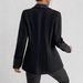 Cross-Border Foreign Trade European And American New Style Black Elegant Fashion Small Blazer Long Sleeve Sequin_ecoleips.com