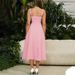 Women's Clothing Slim Waist Bodycon Sundress With Drawstring And Slit For Women Summer Fashion Boobs Shaped Design Hot Selling_ecoleips.com