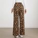 Aria Basics 2025 European And American Cross-border Foreign Trade Women's Loose Casual Printed Straight-leg Sports_ecoleips.com