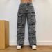 Women's Clothing Fashion Street Style Pocket Diamond Casual Jeans_ecoleips.com