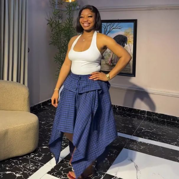 Women's High-Waisted Wrap Skirt – A-Line Asymmetrical Plaid Midi Skirt With Adjustable Ties, Summer Casual Skirt In Pink/Black/Coral/Red/Blue (S-2xl)_ecoleips.com