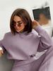 European American Cross-border Women's Clothing New Spring And Autumn Hooded Sweatshirt Solid Color Set_ecoleips.com