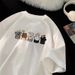 Men's/Women's Cute Cat Paw Print T Shirt Oversized Short Sleeve Casual Funny Graphic Tee For Summer_ecoleips.com