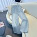 Women's High-Waisted Wide Leg Jeans Slimming Loose Fitting Straight Leg Pants Autumn Essential Livestream Hot Sale_ecoleips.com
